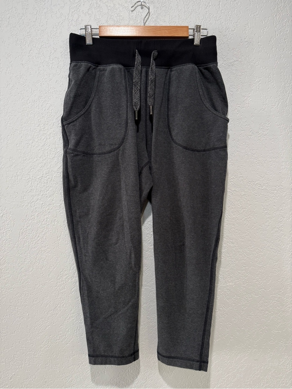 Lululemon Charcoal Gray Drawstring Lounge Pants